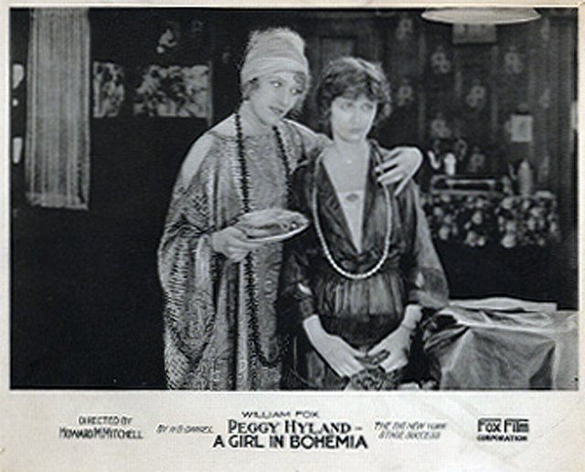 보헤미아의 소녀 1919 1 영화 포스터 캔버스 프린트