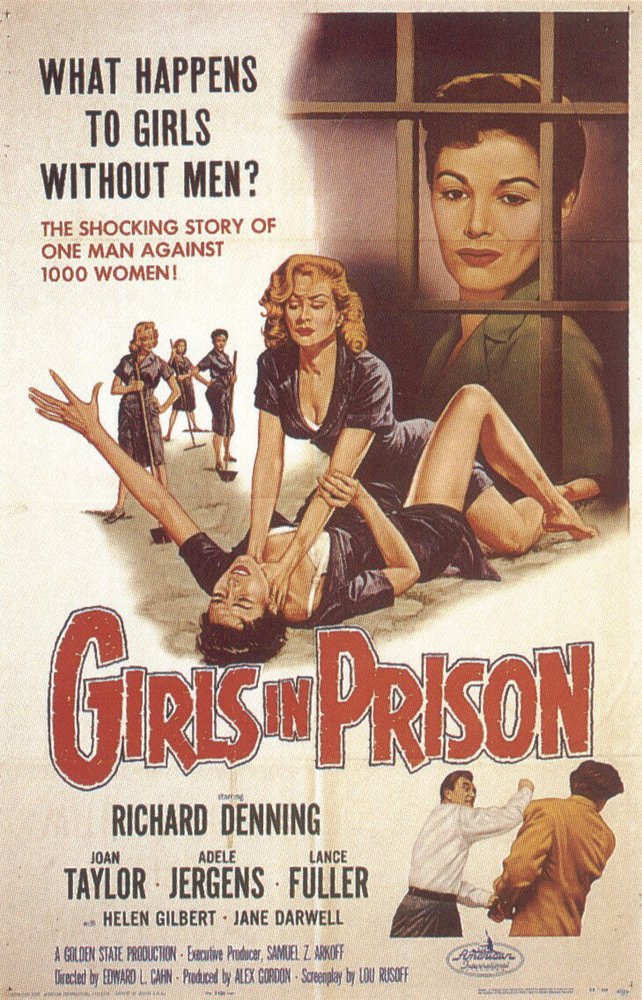 Tableaux sur toile, reproducción de Girls In Prison Movie Poster