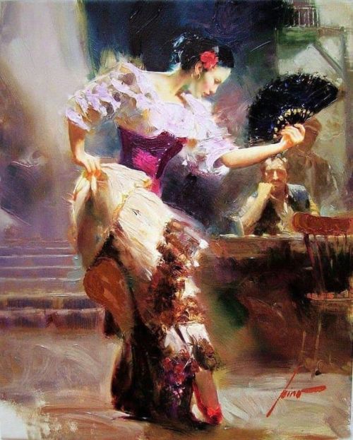 Giuseppe Dangelico The Dancer - 1965 canvas print