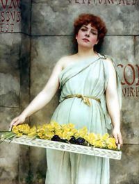 Godward John William Ein Blumenverkäufer 1896