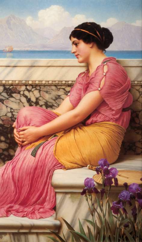 Godward John William Absence Makes The Heart Grow Fonder 191 canvas print
