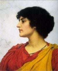 Godward John William Kopf eines italienischen Mädchens 1902