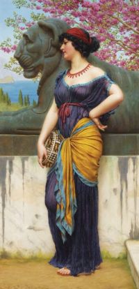 Godward John William In The Grove Of The Temple Of Isis 1915