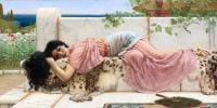 Godward John William When The Heart Is Young 1902 canvas print