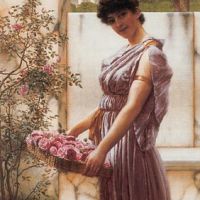 Godward The Flowers Of Venus 1890. جودوارد أزهار فينوس XNUMX
