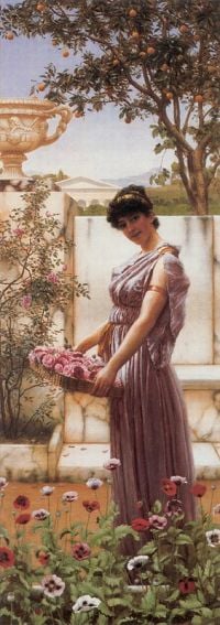 طباعة كانفاس Godward The Flowers Of Venus 1890