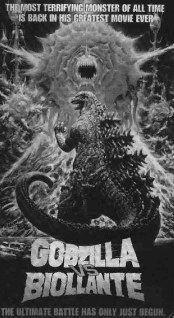 Tableaux sur toile, riproduzione de Godzilla Vs Bolliante Movie Poster
