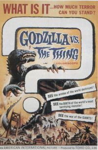 Affiche du film Godzilla contre la chose