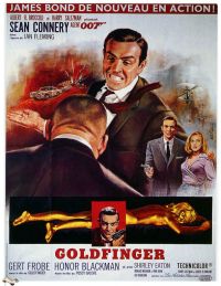 Locandina del film Goldfinger 1964