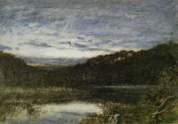 Goodwin Albert Ein Teich in der Nähe von Whitby 1888 Leinwanddruck