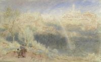 Goodwin Albert Ein Regenbogen über Siena 1895 Leinwanddruck