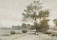 Goodwin Albert Arundel Castle Sussex 1919 canvas print