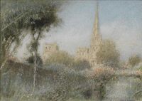 Goodwin Albert Chichester From The Bishop S Garden 1919 canvas print