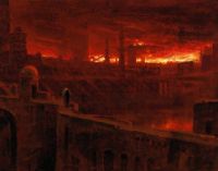 Goodwin Albert Christian Leaving The City Of Destruction The People That Walked In Darkness Etc. 1895 canvas print
