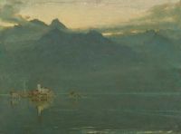 Goodwin Albert Isola Dei Pescatori On Lake Maggiore 1873