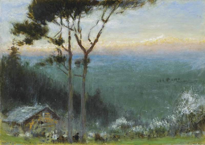 Goodwin Albert Mont Blanc From The Seleve Near Geneva canvas print