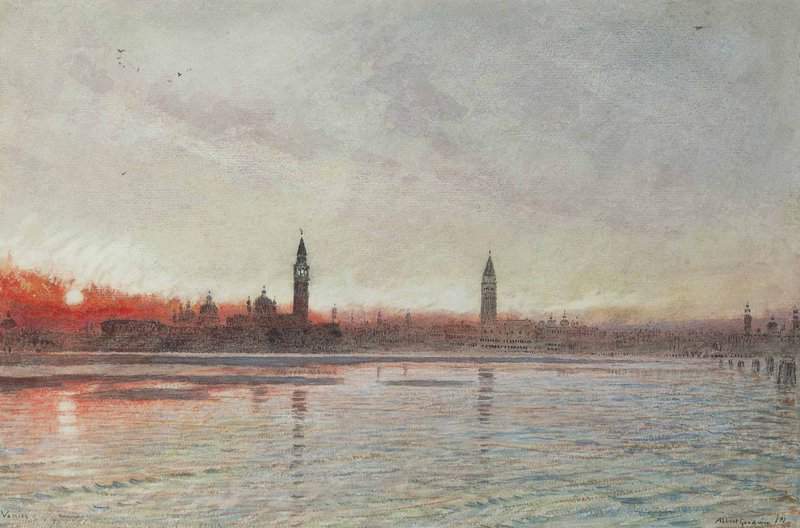 Goodwin Albert Sunset Venice 1892 canvas print