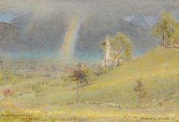 Goodwin Albert Sunshine And Rain The Rigi Switzerland canvas print