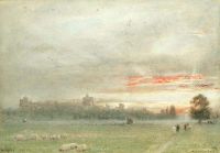 Goodwin Albert Windsor Castle At Sunset 1913 canvas print