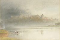 Goodwin Albert Windsor Castle From The Brocas Berkshire canvas print