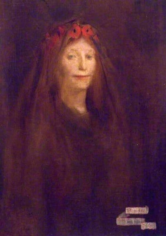 Gotch Thomas Cooper Study For Death The Bride 1894 canvas print