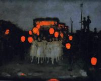 Gotch Thomas Cooper Study For The Lantern Parade Ca. 1922 canvas print