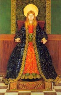 Gotch Thomas Cooper The Child Enthroned 1894 canvas print