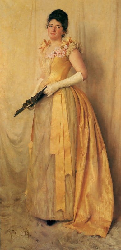 Gotch Thomas Cooper The Lady In Gold canvas print