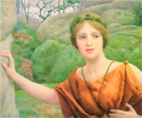 Gotch Thomas Cooper The Nymph Now Again She Flys Aloof 1927