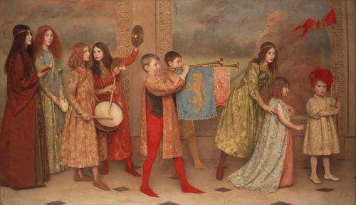 Gotch Thomas Cooper The Pageant Of Childhood 1899 canvas print