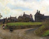 Gotch Thomas Cooper Ansicht von Gretton Northamptonshire 1916