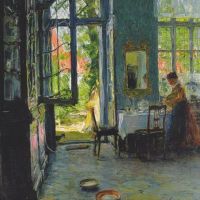 غرفة حديقة Gotthardt Kuehl - 1897