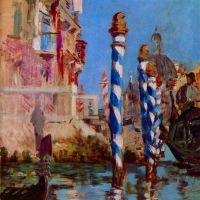 Grand Canal In Venice By Edouard Manet