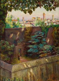 Grant Duncan A View In Lucca 1950 canvas print