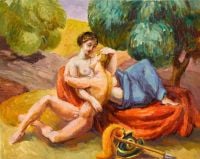 Grant Duncan Lovers   Venus And Adonis Ca. 1956