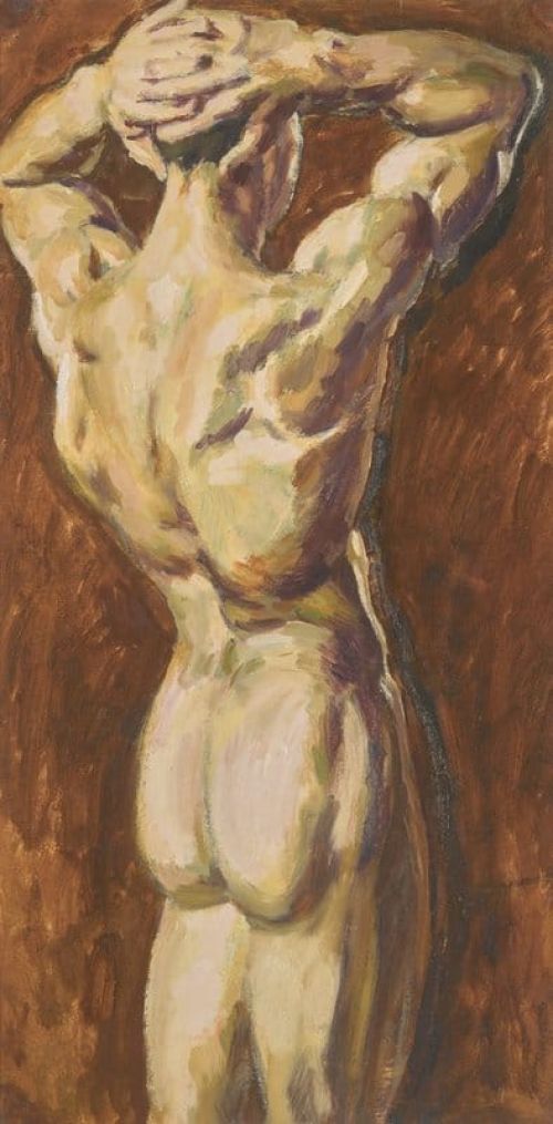 Grant Duncan Male Nude Back View Ca. 1960 canvas print