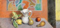 Grant Duncan Still Life With Fruit And A Jug 1960 canvas print