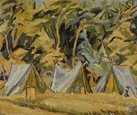 Grant Duncan Tents 1913 canvas print