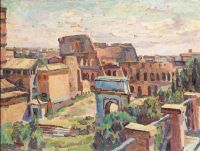 Grant Duncan The Colosseum From The Roman Forum 1931 canvas print