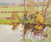 Grant Duncan The Pond At Charleston Ca. 1955 canvas print