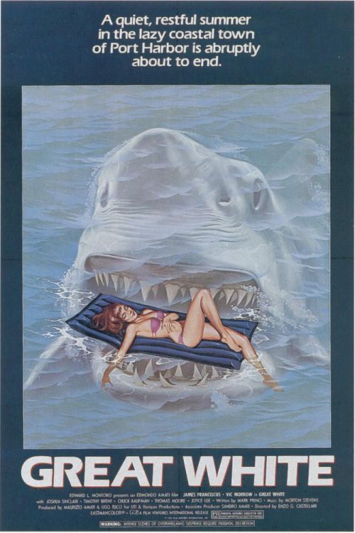 Great White Movie Poster canvas print