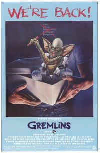 Stampa su tela del poster del film Gremlins