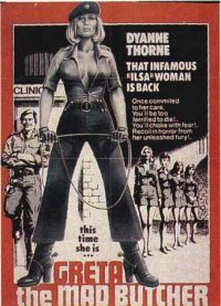 Stampa su tela Greta The Mad Butcher Ilsa The Wicked Warden Movie Poster