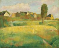 Grigoriev Boris Dmitrievich Landscape In Brittany 1920 canvas print