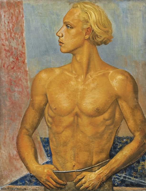 Grigoriev Boris Dmitrievich Portrait Of The Artist S Son Ca. 1931 canvas print