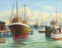 Grimm Paul Busy Harbor 1970