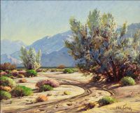 Grimm Paul Desert Road canvas print