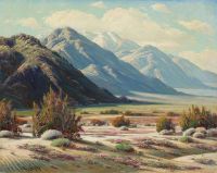 Grimm Paul Foreground Of San Jacinto 1949 canvas print