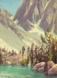 Leinwanddruck von Grimm Paul High Sierra View
