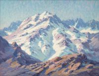 Grimm Paul Snowcapped Mountains canvas print